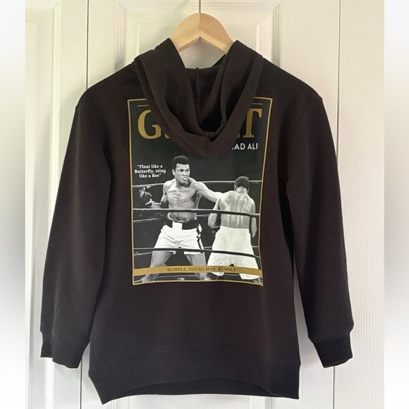 art class Black Hoodie with Gold Print - Picture 3 of 5